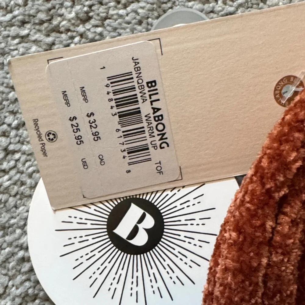 Billabong Warm Rust Beanie